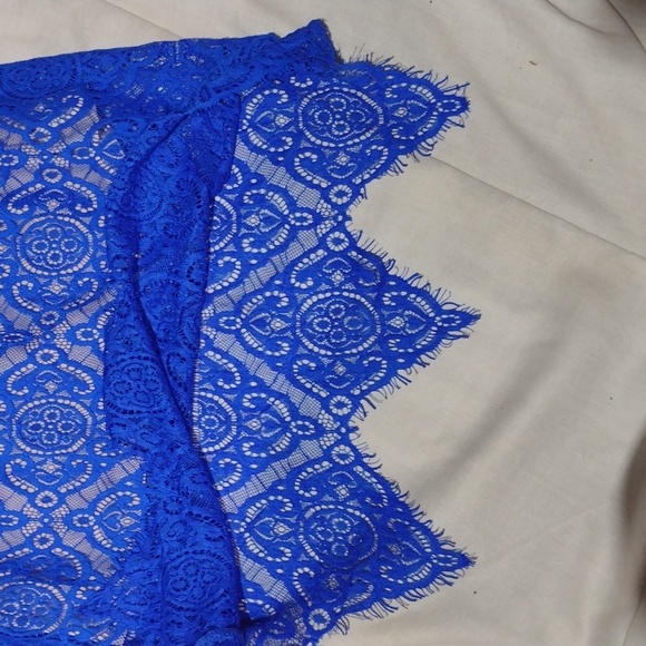 NWOT blue forever 21 strapless lace dress size medium - Picture 2 of 6